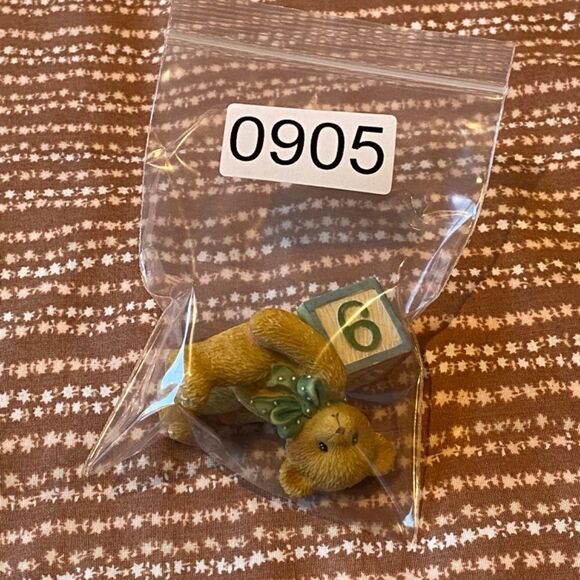 Vintage 1995 Priscilla Hillman 9 Alphabet Bear Cherished Teddies - Picture 5 of 5